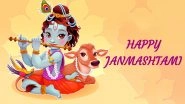 Dahi Handi 2018 HD Images & Wallpapers of Krishna Janmashtami for Free Online Download: Wish Gokulashtami With Beautiful GIF Greetings & Bal Gopal Picture Messages