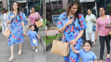 Isha Koppikar's Daughter Rianna Smiling at The Cameras Is The Cutest Happening Of The Day! View Pics