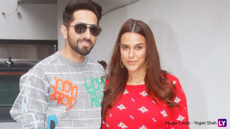 Pregnant Neha Dhupia Kicksoff Shooting for #NoFilterNeha Season 3 With Ayushmann Khurrana - See Pics
