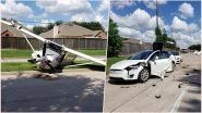 Plane Crashes Over Tesla Model X, Indian-Origin Owner Says Car &lsquo;Saved&rsquo; Them! View Pics