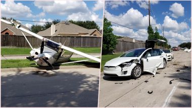 Plane Crashes Over Tesla Model X Indian Origin Owner Says