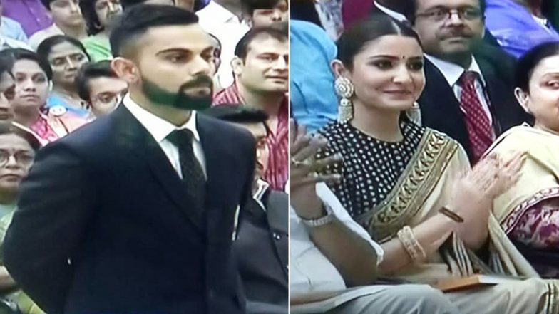 Virat Kohli Gets Khel Ratna 2018; Anushka Sharma & His Mother Accompanied the Captain at Rashtrapati Bhavan (See Pics)