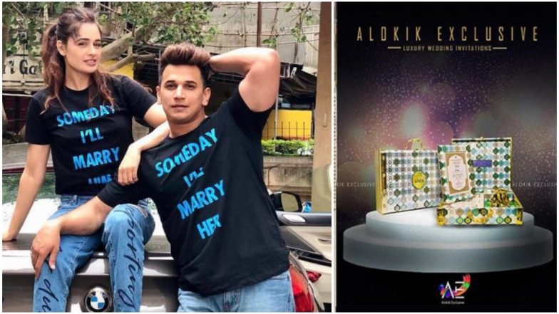 Bigg Boss Couple Prince Narula and Yuvika Chaudhary to Tie the Knot on October 12 – See PriVika’s Wedding Invite!