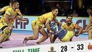 PKL 2018 Video Highlights: Telugu Titans Hand Tamil Thalaivas Second Straight Defeat in Pro Kabaddi League Season 6 Match 6