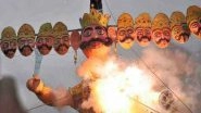 Ravan Dahan By Narendra Modi at Ramlila Maidan, Delhi, News Updates: PM Hits Symbolic Arrow, Ravan Effigy Burnt