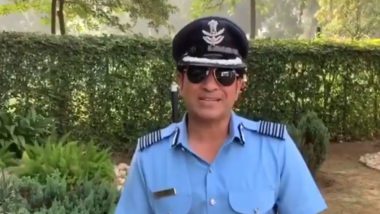 Indian Air Force Day 2018: Sachin Tendulkar Calls IAF 'Guardian of Our Sky', Witnesses Parade at Hindron, Watch Video