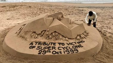 Sand Artist Sudarsan Pattnaik Pays Tribute to 1999 Super Cyclone Victims