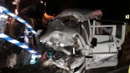 Odisha Road Accident: 10 Pilgrims Killed in Mahasamund After Car Collides With Truck