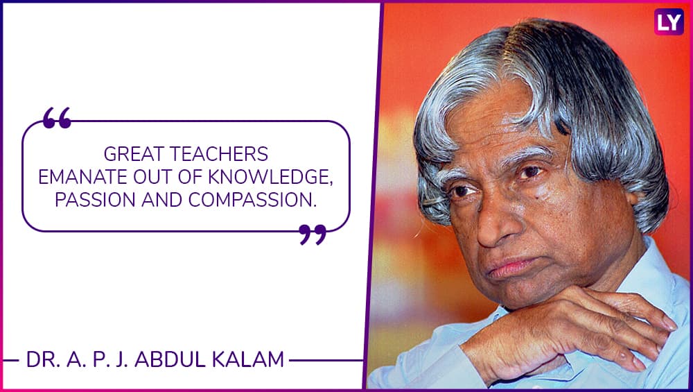 APJ Abdul Kalam Quotes: Celebrate Missile Man's 87th Birth Anniversary ...