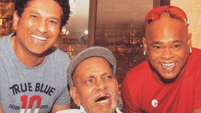 Sachin Tendulkar Shares Pic With Friend Vinod Kambli, Takes Blessings From Childhood Coach Ramakant Achrekar Sachin Tendulkar Shares Pic With Friend Vinod Kambli, Takes Blessings From Childhood Coach Ramakant Achrekar