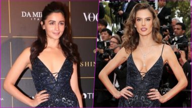 Alia Bhatt vs Alessandra Ambrosio - Who Wore Sexy Black Roberto Cavalli Gown Better? See Pics