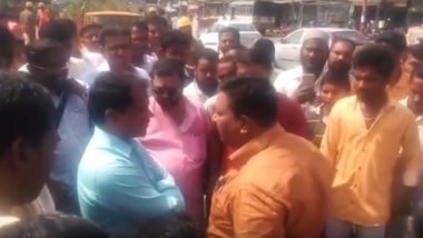 BJP MLA Duryodhan Aihole Loses Cool, Abuses KSRTC Depot Manager in Public View; Watch Video