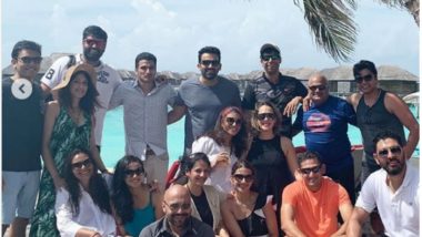 Ex-Indian Cricketers on a Vacation With Their Wives Give Team Goals! Sagarika Ghatge Shares Pic with Zaheer Khan, Ashish Nehra, Yuvraj Singh And Ajit Agarkar