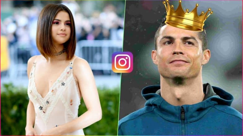 cristiano ronaldo overtakes selena gomez as instagram s most followed person check top 10 list - most followed instagram accounts list