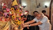 PM Narendra Modi Shares Picture With Goddess Kaali For Durga Ashtami Wish, Alert Twitterati Quick To Point Out