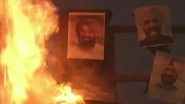 Dussehra 2018: Teachers Burn Effigy With Photographs of Punjab CM and State Ministers in Ludhiana as Part of Protest Over Salary Issues