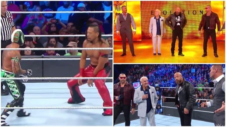 WWE SmackDown LIVE Results & Video Highlights, October 16, 2018: Evolution Reunites, Rey Mysterio Returns on the Blue Brand’s Landmark 1000th Episode! WWE SmackDown LIVE Results & Video Highlights, October 16, 2018: Evolution Reunites, Rey Mysterio Returns on the Blue Brand’s Landmark 1000th Episode!