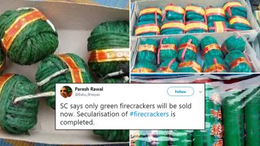 Green Firecrackers This Diwali, Says Supreme Court; Twitterati is Confused About the Term, Check Funny Tweets and Jokes