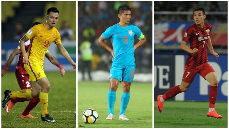 India vs China International Friendly 2018: Sunil Chhetri, Sandesh Jhingan Among Other Key Players to Watch Out for in This Historic Football Fixture!