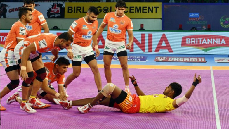 Puneri Paltan vs Gujarat Fortunegiants, PKL 2018–19 Match Video Highlights: Gujarat Beat Pune by 37–27; Continue Their Excellent Form