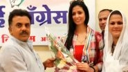 Mohammad Shami&rsquo;s Estranged Wife Hasin Jahan Joins Congress, Welcomed by Sanjay Nirupam
