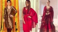 Karwa Chauth 2018 Style: Take Inspiration from These Bollywood Actresses on How to Rock Red Outfits This Karva Chauth