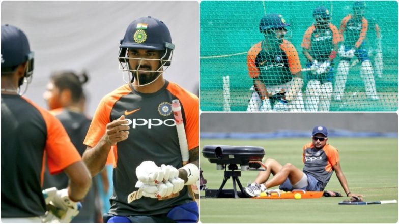 Prithvi Shaw, Virat Kohli, Kuldeep Yadav and Other Indian Players Sweat It Out at Practise Session Before Final Test Match Against West Indies: View Pictures and Video!