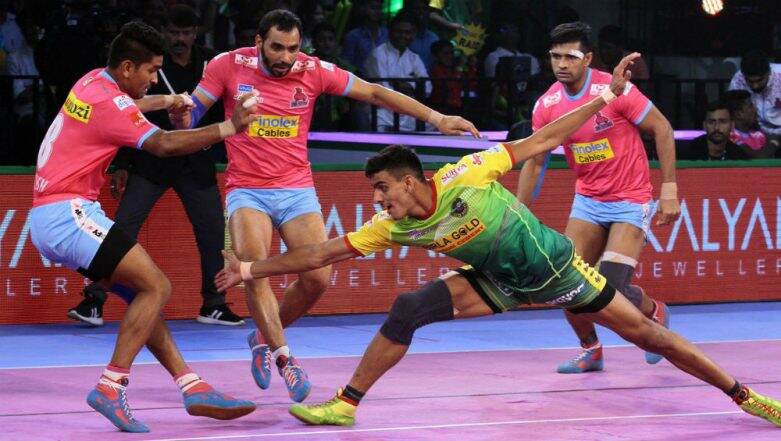 Jaipur Pink Panthers vs Bengaluru Bulls, PKL 2018-19 Match Live Streaming and Telecast Details: When and Where To Watch Pro Kabaddi League Season 6 Match Online on Hotstar and TV? Jaipur Pink Panthers vs Bengaluru Bulls, PKL 2018-19 Match Live Streaming and Telecast Details: When and Where To Watch Pro Kabaddi League Season 6 Match Online on Hotstar and TV?