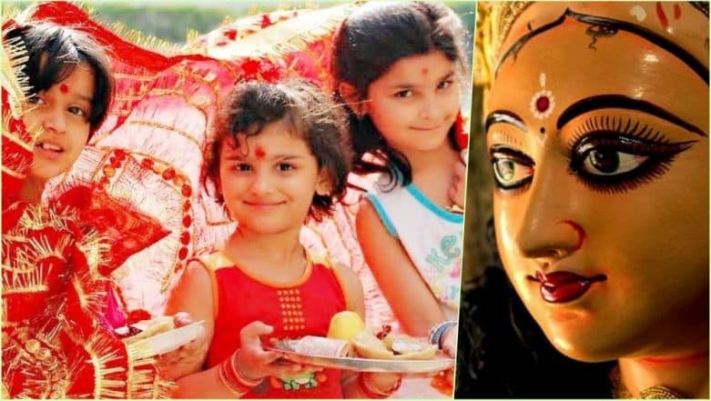 Kanya Pujan 2018 Dates During Navratri: Kanjak Puja Vidhi, Kumari Puja Significance Taking Place Durga Ashtami & Maha Navami Kanya Pujan 2018 Dates During Navratri: Kanjak Puja Vidhi, Kumari Puja Significance Taking Place Durga Ashtami & Maha Navami