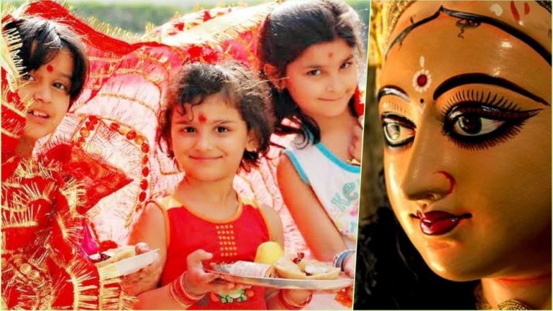 Kanya Pujan 2018 Dates During Navratri: Kanjak Puja Vidhi, Kumari Puja Significance Taking Place Durga Ashtami & Maha Navami