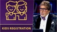 KBC 10 Kids Registration via Sony LIV App Through KBC Play Along Closes on October 2: How to Register Your Children for Kaun Banega Crorepati 2018?