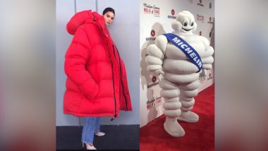 Kendall Jenner’s Puffy Red Jacket Inspires Countless Jokes On Twitter That Compare Her To Michelin Man, Baymax and Even Kanye West