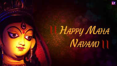 Maha Navami 2018 Wishes and Durga Puja HD Images: Best WhatsApp Messages & Status, SMS, GIFs and Facebook Cover Photos to Wish Happy Maha Navami!