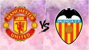 Manchester United vs Valencia, UEFA Champions League Live Streaming Online: How to Get CL 2018&ndash;19 Match Live Telecast on TV & Free Football Score Updates in Indian Time?
