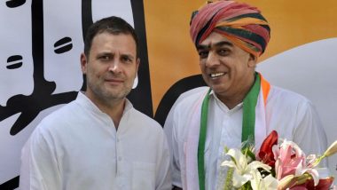 Manvendra Singh, Son of BJP Patriarch Jaswant Singh, Joins Congress Ahead of Rajasthan Assembly Elections 2018