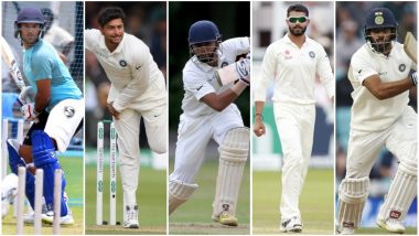 India vs West Indies Test Series 2018: Mayank Agarwal, Kuldeep Yadav, Prithvi Shaw Amongst Other Key Players for Indian Team!