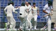 Pakistan vs Australia 2nd Test: Nathan Lyon Picks 4 Wickets in 6 Balls to Leave Pakistan Tottering on First Day