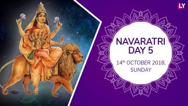 Navaratri 2018 Day 5 Skandamata Puja: Worship The Fifth Form Of Goddess Durga With Mantras This Navratri