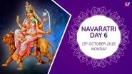 Navratri 2018 Day 6&nbsp;Katyayani&nbsp;Puja:&nbsp;Worship the Sixth Form of Goddess Durga With Mantras This Navaratri