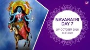 Navaratri 2018 Day 7&nbsp;Kalaratri&nbsp;Puja:&nbsp;Worship the Seventh Form of Goddess Durga With Mantras This Navdurga Festival