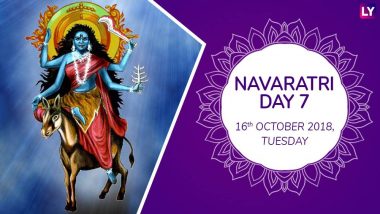 Navaratri 2018 Day 7 Kalaratri Puja: Worship the Seventh Form of Goddess Durga With Mantras This Navdurga Festival