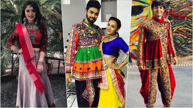 Navaratri 2018 Outfits for Garba Nights: From Lehenga Choli to Kediyu Dhoti, Step Out for Dandiya Nights in Your Best Traditional Avatar This Navratri Festival!