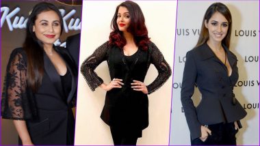 Aishwarya Rai Bachchan, Disha Patani and Rani Mukerji Make Black Pantsuit Look So Undesirable! Pick Your Worst-Dressed Celeb