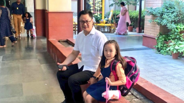 Kiren Rijiju’s Daughter Wants Him to Tell His 'Boss' to Let Him Spend Some Time With Her; Watch Adorable Video