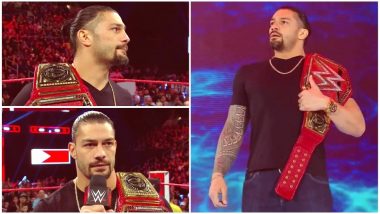 Roman Reigns Diagnosed With Blood Cancer, Relinquishes Universal Championship Title After Revealing About Leukaemia on WWE Monday Night RAW: Watch Videos