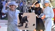 Princess Eugenie & Jack Brooksbank's Royal Wedding Has Guests Struggling With Their Hats Due to Winds, Watch Funny Videos and Pictures