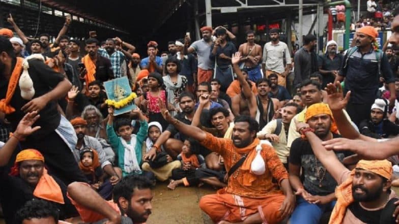 Dozens arrested around flashpoint Sabarimala temple in India Dozens arrested around flashpoint Sabarimala temple in India