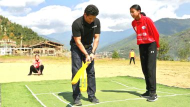 Sachin Tendulkar Visits Bhutan, Wishes Luck to Cricket Team and Shares a Beautiful Picture on Twitter!