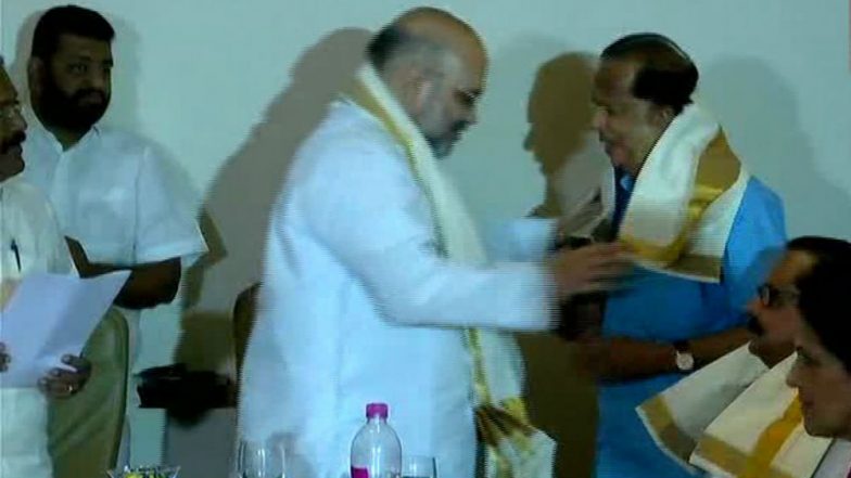 Madhavan Nair, Former ISRO Chairman, Joins BJP Along With 4 Other Members in Kerala