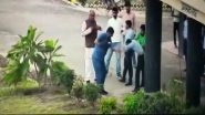 Shivpuri Toll Worker Thrashed by BJP MP Nandkumar Singh Chauhan, Security Guard For Asking For ID Proof; Act Caught on CCTV